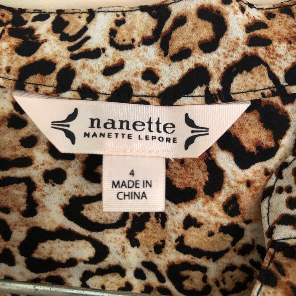 Nanette Lepore Sleeveless Leopard Midi Dress - Picture 7 of 8